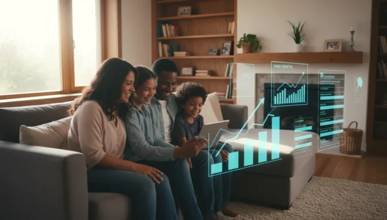 Happy family reviewing finances, 2026 Child Tax Credit planning