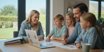 Family reviewing financial plans for maximizing savings in 2026