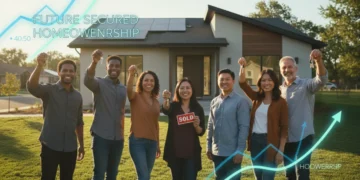 Homeowners celebrating financial relief from mortgage programs