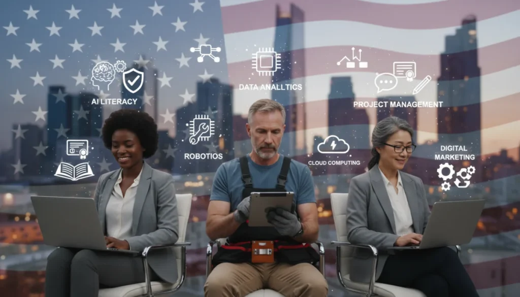 Micro-Credentials: Upskill for US Job Market Demands by 2026