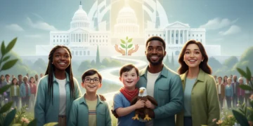 Family with special needs child receiving federal support