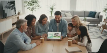 Multi-generational US family planning for retirement in 2026, discussing financial security