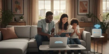 Family enjoying affordable high-speed internet with ACP benefits in 2026