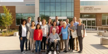 Diverse group of Americans benefiting from healthcare, symbolizing Medicaid expansion success.